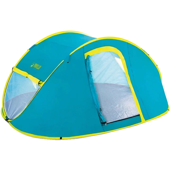 კარავი Bestway 68087, 4 Person Tent, Blue/Yellow