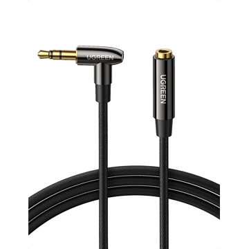 აუდიო ადაპტერი UGREEN AV188 (10683), 3.5mm  Male to Female, Extension Cable, 5m, Black