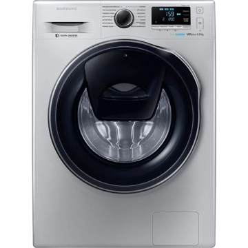 სარეცხი მანქანა Samsung WW80K6210RS/LD, 8Kg, A+++, 1200Rpm, 58Db, Washing Machine, Gray