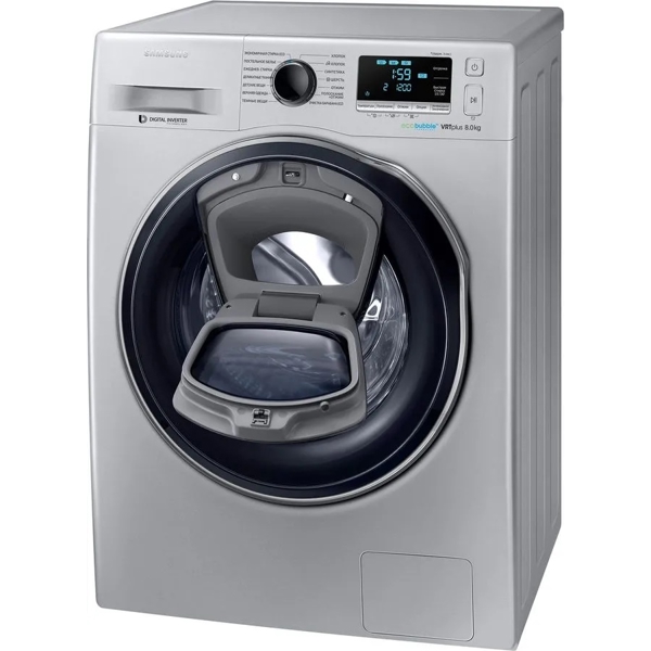 Samsung WW80K6210RS/LD, 8Kg, A+++, 1200Rpm, Washing Machine, Gray