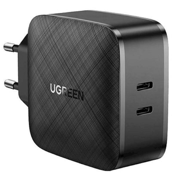 მობილურის დამტენი UGREEN CD216 (70867), Type-c Charger, 66W, USB-C, Black