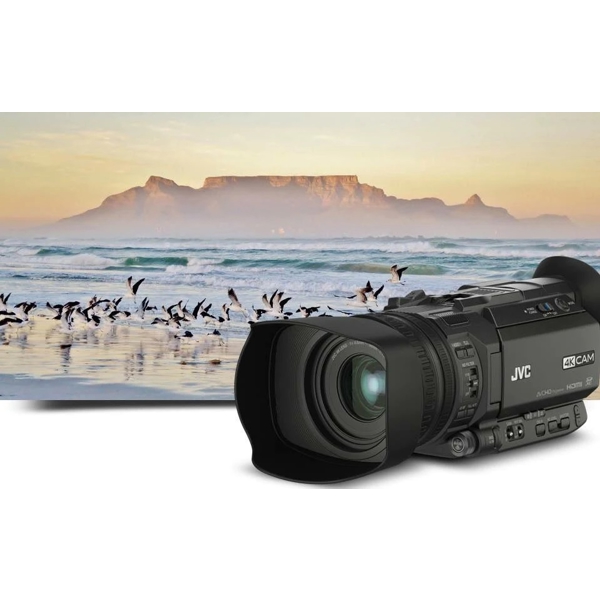 JVC GY-HM170UA, 4K, Professional Camcorder, Black