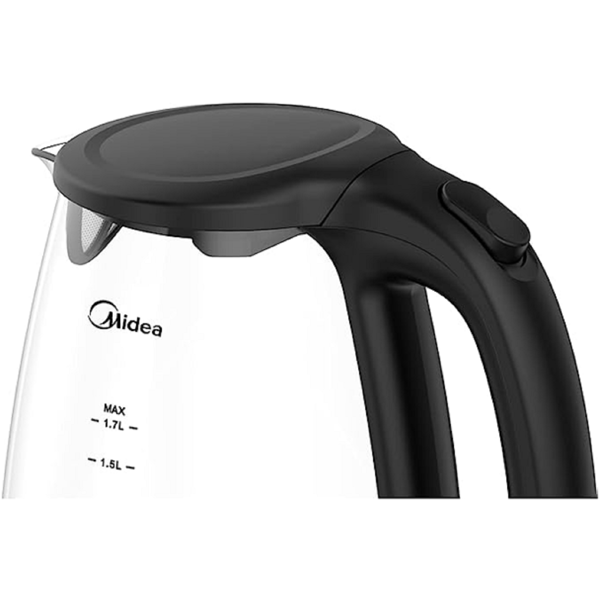 ელექტრო ჩაიდანი Midea MK-17G02A2, 2200W, 1.7L, Electric Kettle, Transparent