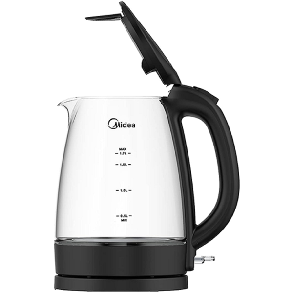 ელექტრო ჩაიდანი Midea MK-17G02A2, 2200W, 1.7L, Electric Kettle, Transparent