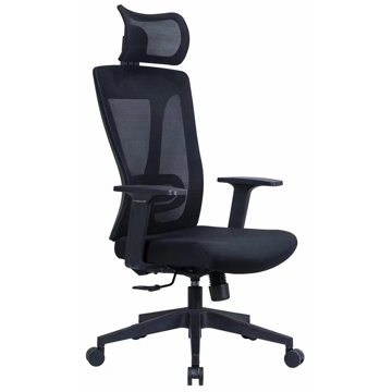 ALLX MS-2208H, Office Chair, Black