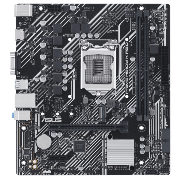 დედა დაფა Asus PRIME H510M-K R2, LGA1200, DDR4, DIMM, 64GB