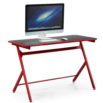 ALLX TE-008, Gaming Desk, Red/Black