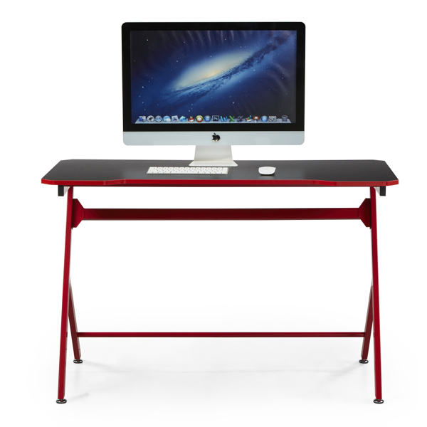 ALLX TE-008, Gaming Desk, Red/Black