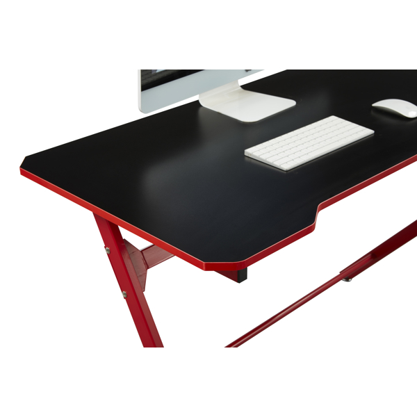 Gaming მაგიდა ALLX TE-008, Gaming Desk, Red/Black