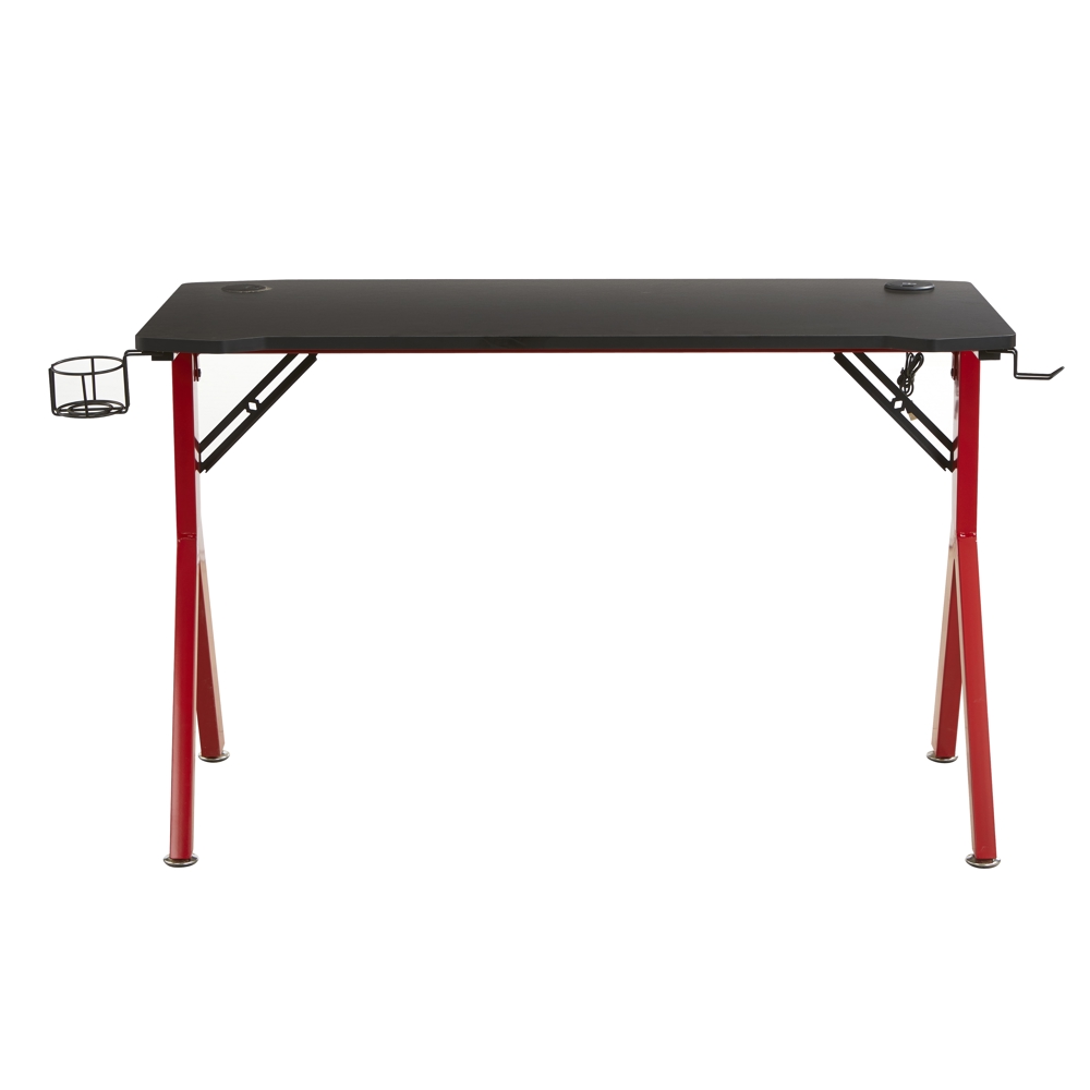 Gaming მაგიდა ALLX TE-Y18, Gaming Desk, Red/Black