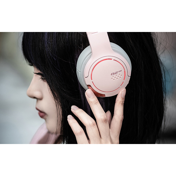 ყურსასმენი Edifier G2BT, Gaming Headset, Wireless, Bluetooth, Pink