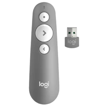 Logitech 910-006520 R500s, Wireless, USB, Bluetooth, 20m, Mid Grey