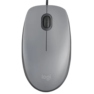 მაუსი Logitech 910-006760 M110, Wired, USB, Mouse, Mid Grey