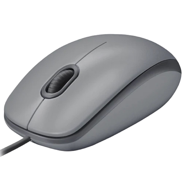 მაუსი Logitech 910-006760 M110, Wired, USB, Mouse, Mid Grey