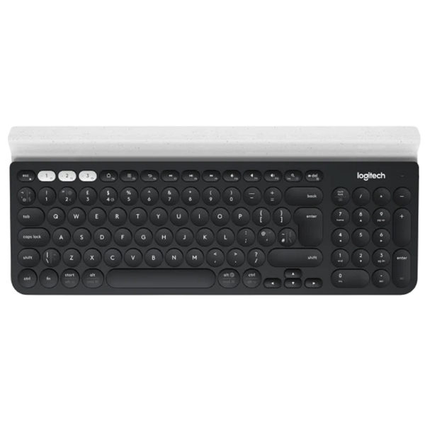 კლავიატურა Logitech 920-008043 K780, Wireless, BT, USB, Keyboard, Dark Gray