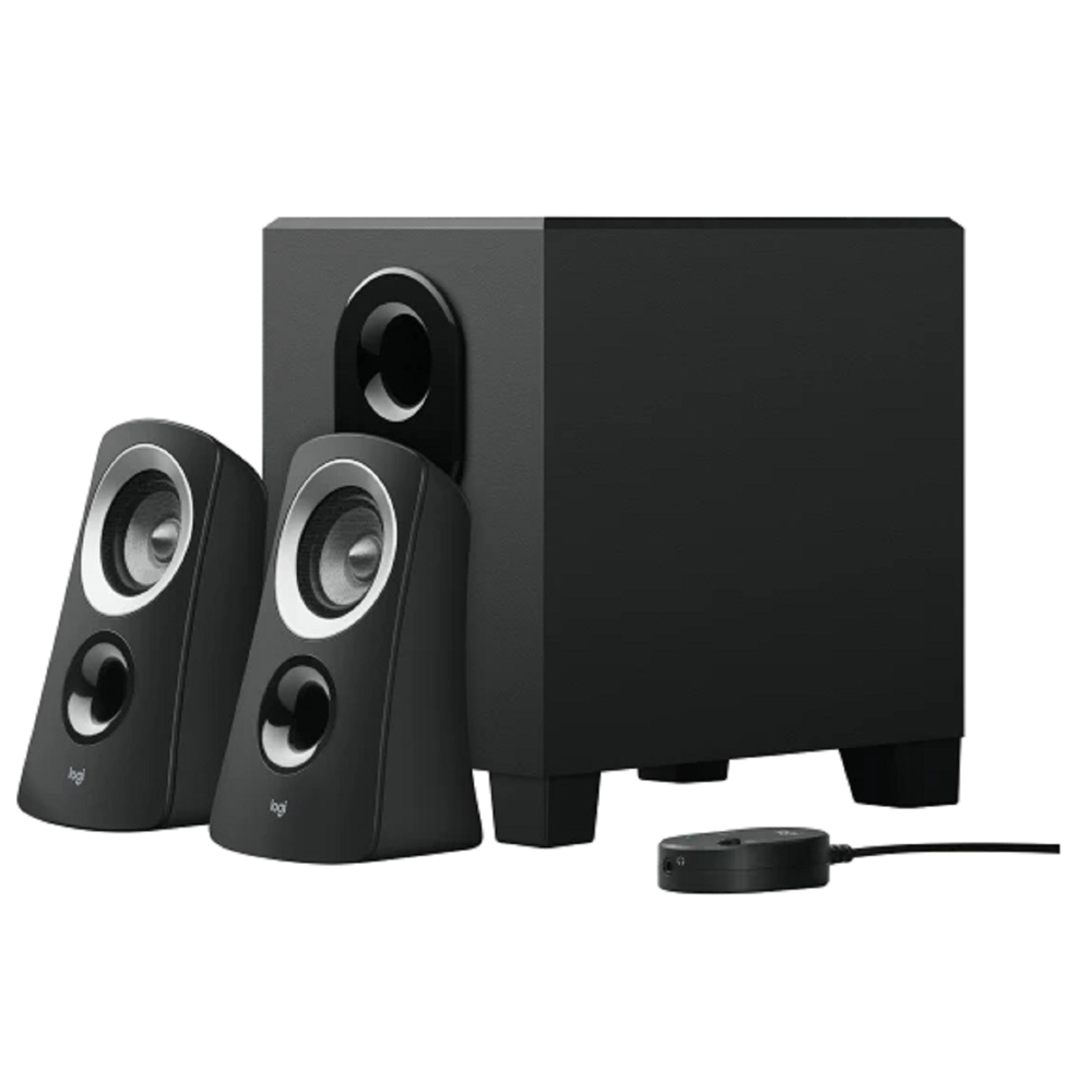 Logitech 980-000413 Z313, 25W, 3.5mm, Speaker, Black