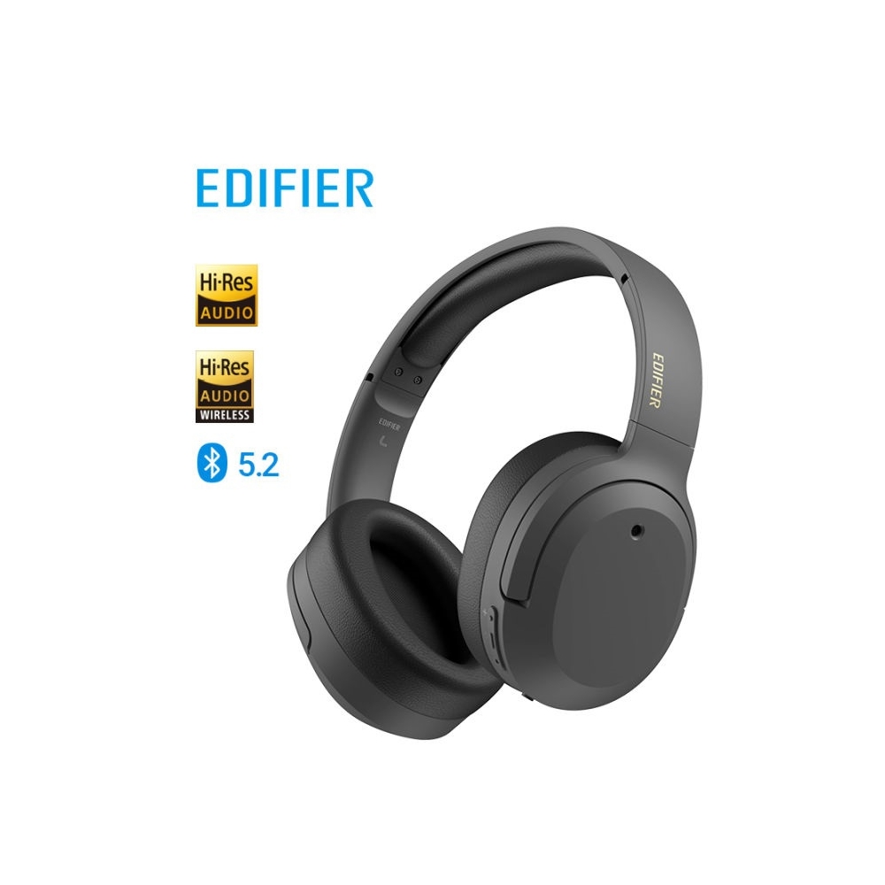Edifier W820NB Plus, Headset, Wireless, Bluetooth, Gray
