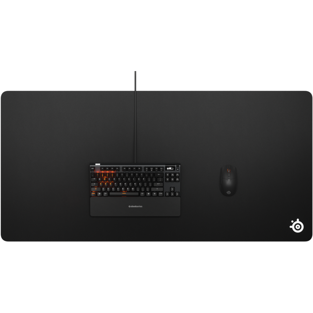 SteelSeries 63842_SS QcK, Gaming Mouse Pad, XL, Black