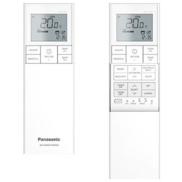 Panasonic CS-XZ35ZKE, 35-40m², Inverter, Silver