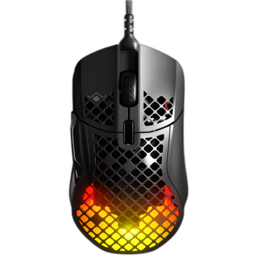 მაუსი SteelSeries 62401_SS Aerox 5, Wireless, USB, BT, Gaming Mouse, Black