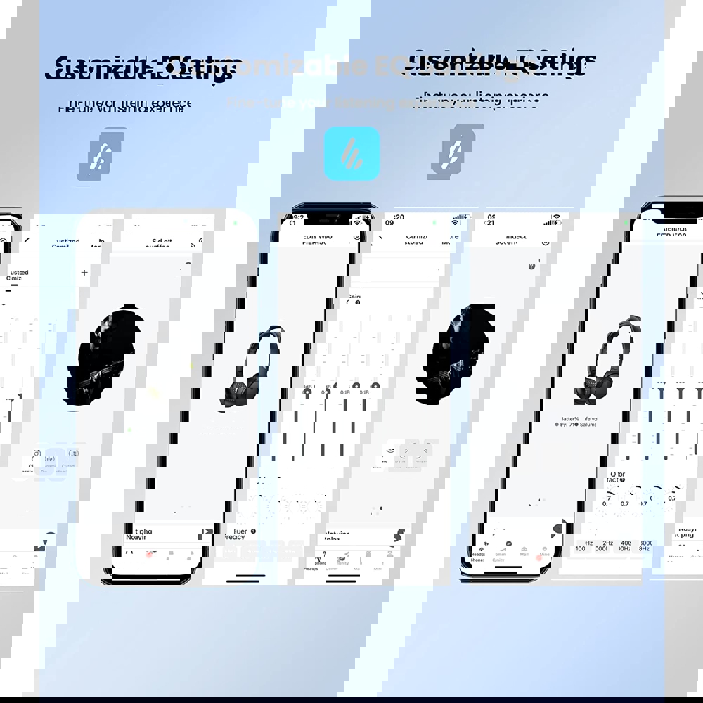 Edifier WH500, Headset, Wireless, Bluetooth, Black