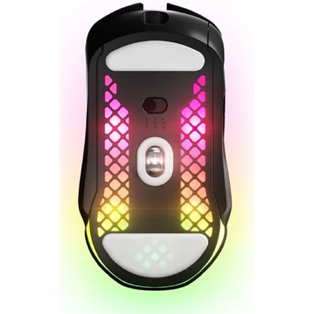 მაუსი SteelSeries 62406_SS Aerox 5, Wireless, USB, BT, Gaming Mouse, Black