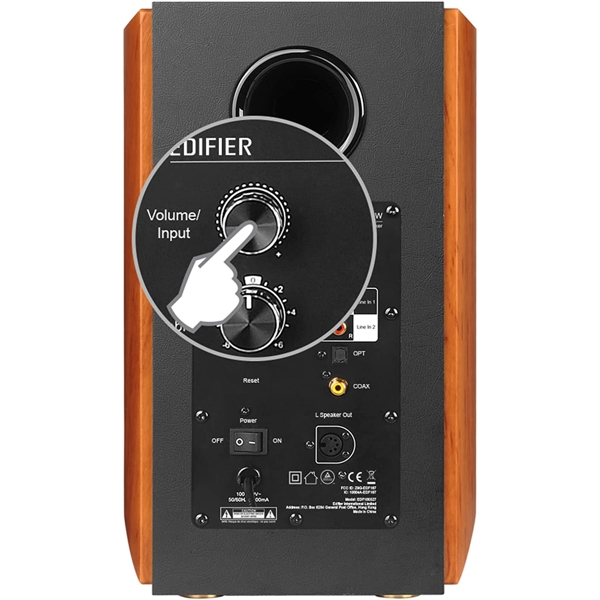 დინამიკი Edifier S1000W, 120W, Optical, Coaxial, Bluetooth, Wi-Fi, Speaker, Brown