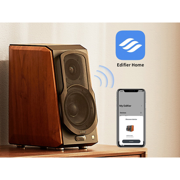 დინამიკი Edifier S1000W, 120W, Optical, Coaxial, Bluetooth, Wi-Fi, Speaker, Brown