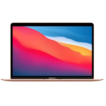 Apple MGND3RU/A MacBook Air A2337, 13", M1, 8GB, 256GB SSD, Integrated, Gold