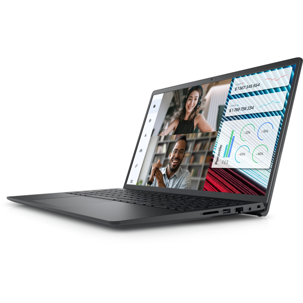 Dell Vostro 3520, 15.6", i5-1235U, 16GB, 512GB SSD, Integrated, Carbon Black