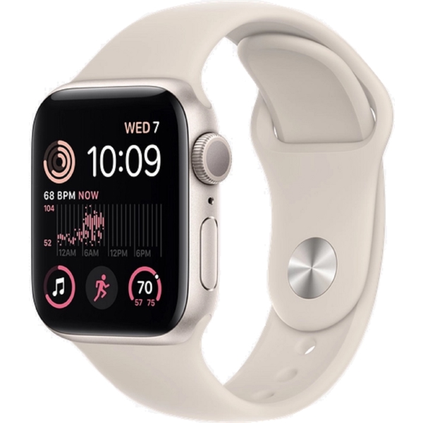 სმარტ საათი Apple MNJP3GK/A SE, 1.57", 40mm, Waterproof, Bluetooth, Wi-Fi, Smart Watch, Beige