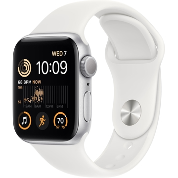 სმარტ საათი Apple MNJV3GK/A SE, 1.57", 40mm, Waterproof, Bluetooth, Wi-Fi, Smart Watch, White