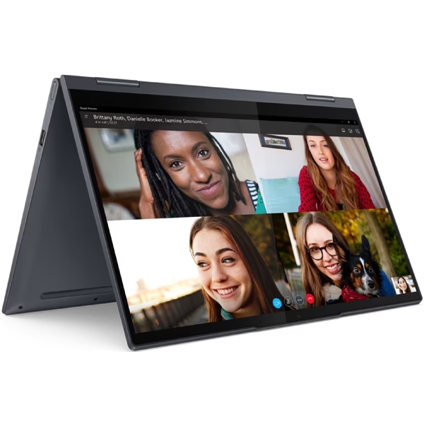 ნოუთბუქი Lenovo 82N700AYRK Yoga 7 14ACN6, 14", Ryzen 7-5800U, 16GB, 1TB SSD, Integrated, W11H, Grey