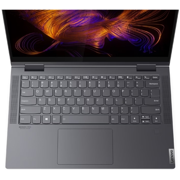 ნოუთბუქი Lenovo 82N700AYRK Yoga 7 14ACN6, 14", Ryzen 7-5800U, 16GB, 1TB SSD, Integrated, W11H, Grey