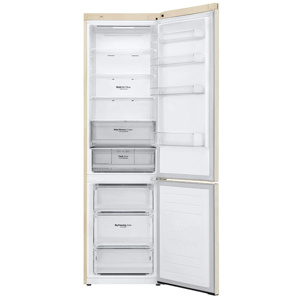 LG GBB62SEHMN.ASEQEUR, 384L, G, Refrigerator, Sand Beige