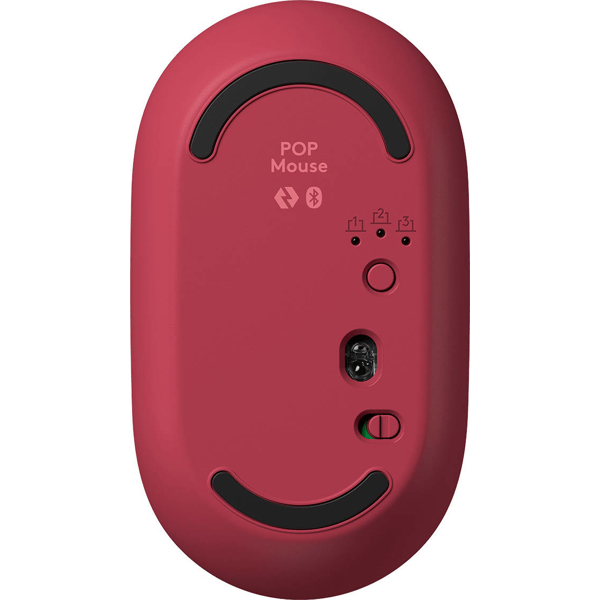 მაუსი Logitech L910-006548 Pop, Wireless, USB, BT, Mouse, Pink