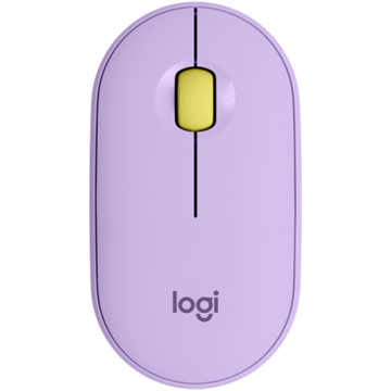 Logitech L910-006752 M350 Pebble, Wireless, USB, BT, Mouse, Purple