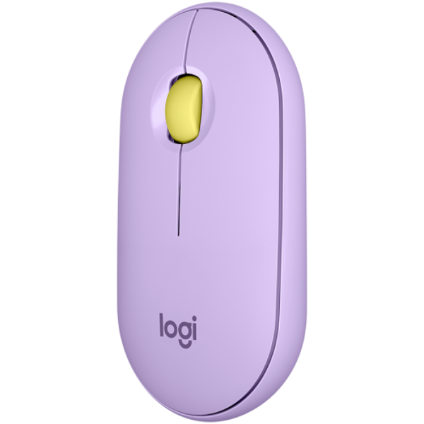 Logitech L910-006752 M350 Pebble, Wireless, USB, BT, Mouse, Purple