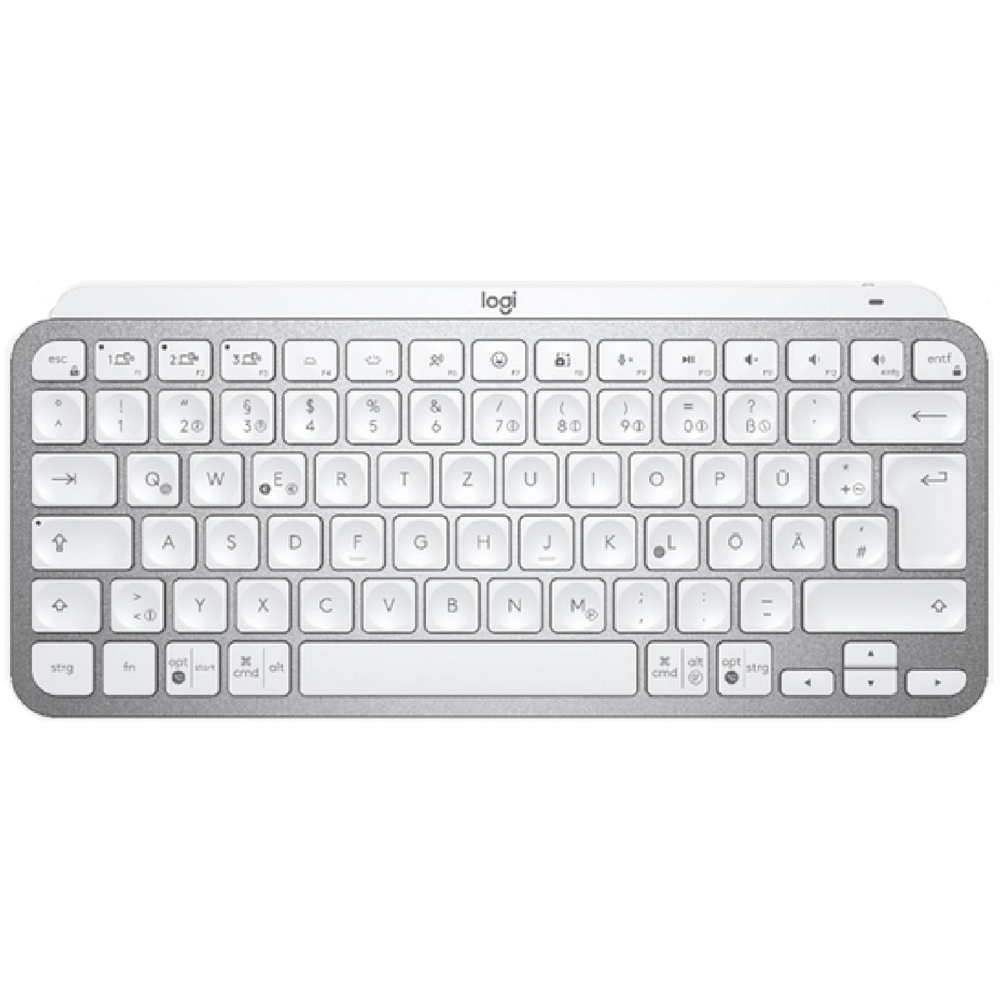 კლავიატურა Logitech L920-010502 MX Keys Mini, Wireless, Bluetooth, USB,  Keyboard, Silver