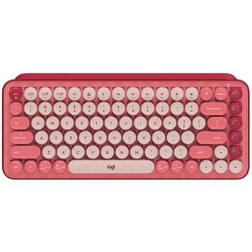 Logitech L920-010718 POP Keys, Wireless, Bluetooth, USB, Keyboard, Pink