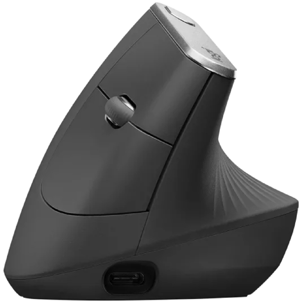 მაუსი Logitech L910-005448 MX Vertical, Wireless, Bluetooth, USB, Mouse, Black