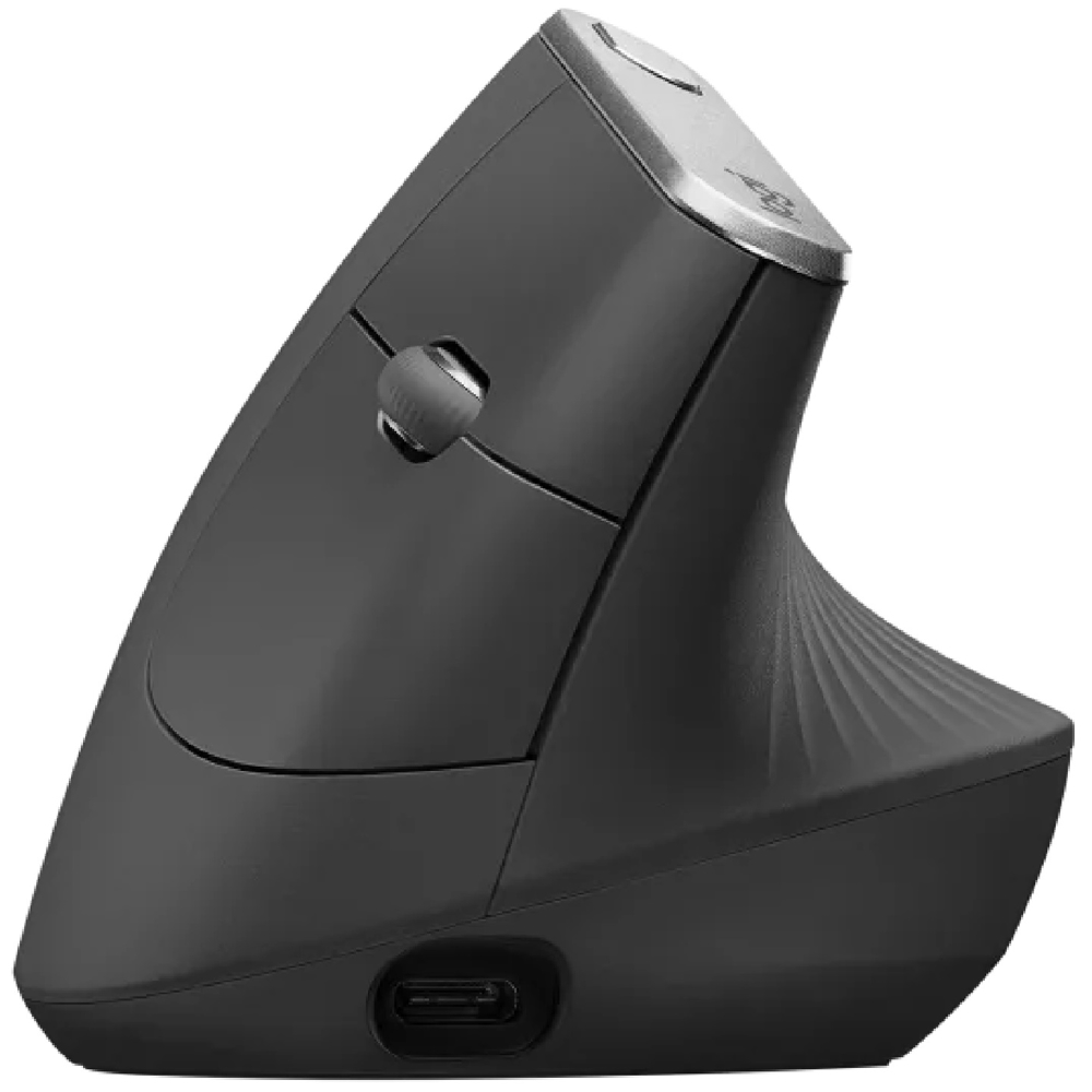 მაუსი Logitech L910-005448 MX Vertical, Wireless, Bluetooth, USB, Mouse, Black