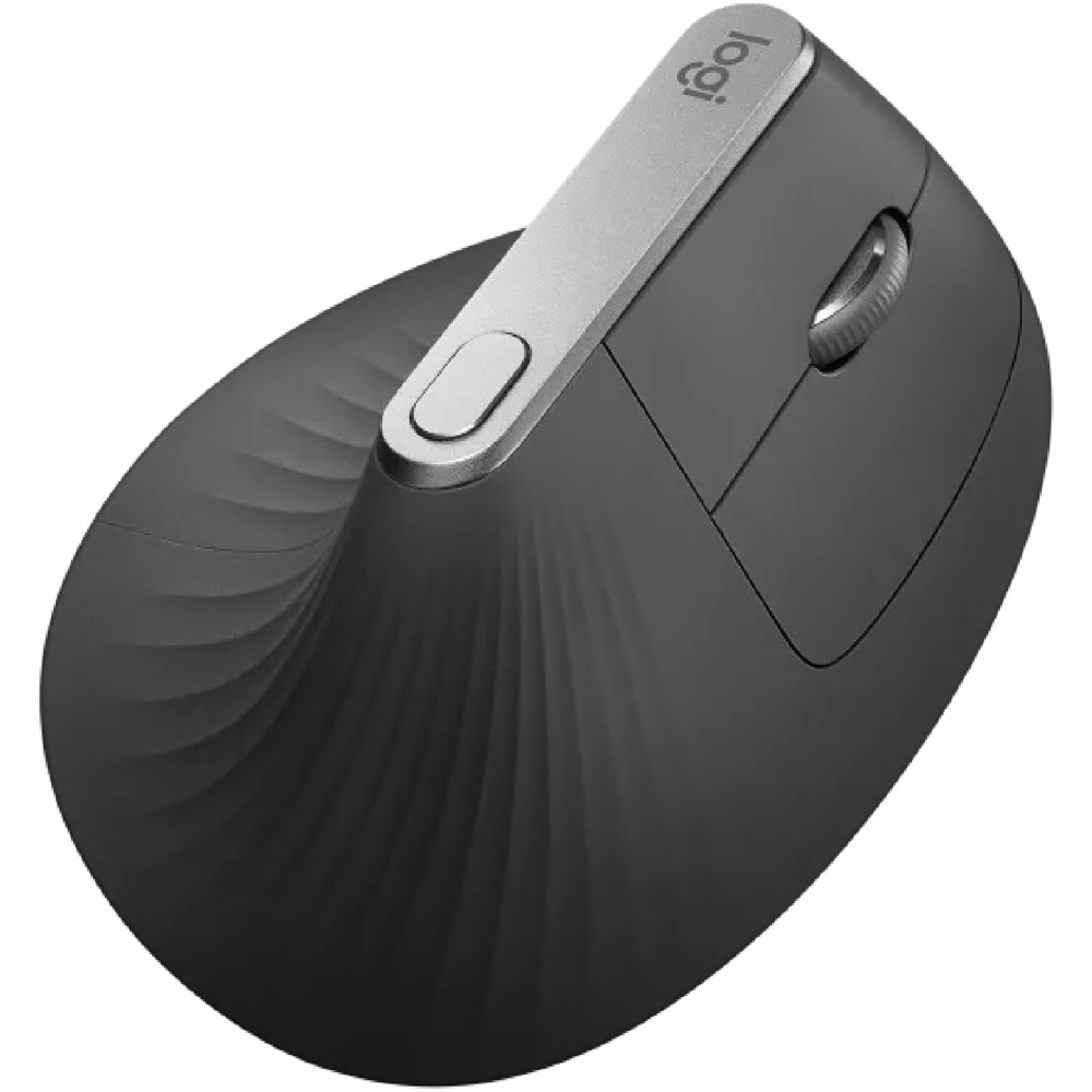მაუსი Logitech L910-005448 MX Vertical, Wireless, Bluetooth, USB, Mouse, Black
