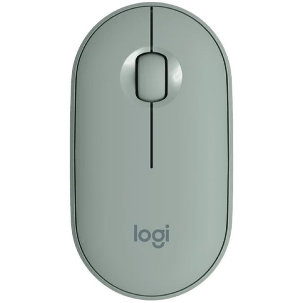 Logitech L910-005720 M350 Pebble, Wireless, Bluetooth, USB, Mouse, Green