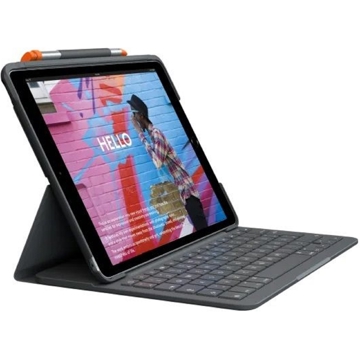 პლანშეტის ქეისი+კლავიატურა Logitech L920-009652, 10.2", iPad, Cover+Keyboard, Black