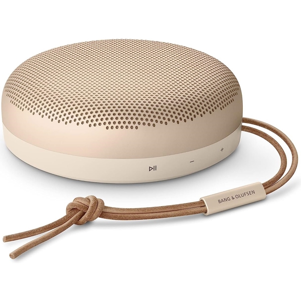 Bang & Olufsen 1734008 Beosound A1 2nd Gen, 60W, Wireless, Bluetooth, IP67, Speaker, Gold