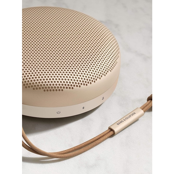 Bang & Olufsen 1734008 Beosound A1 2nd Gen, 60W, Wireless, Bluetooth, IP67, Speaker, Gold