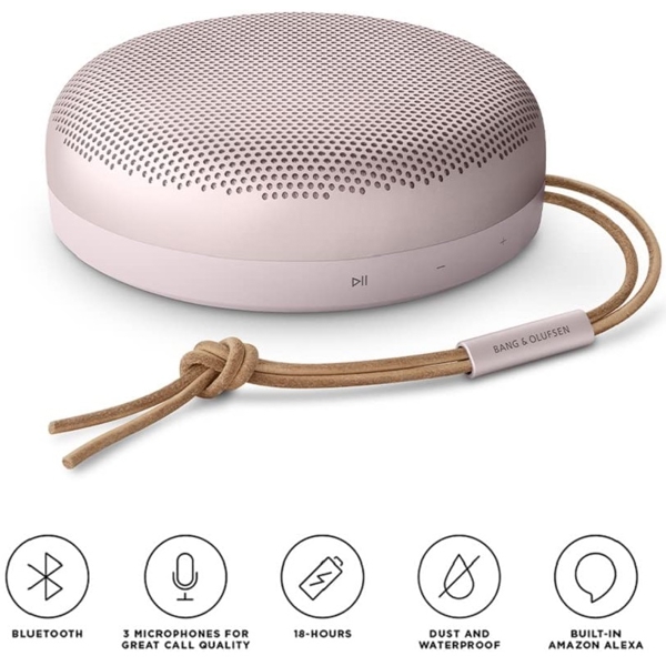 დინამიკი Bang & Olufsen 1734013 Beosound A1 2nd Gen, 60W, Wireless, Bluetooth, IP67, Speaker, Pink