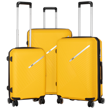 სამოგზაურო ჩანთა 2E 2E-SPPS-SET3-YL Sigma, 3in1, Suitcases, Yellow