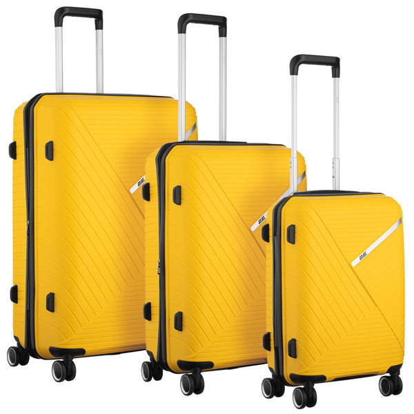 2E 2E-SPPS-SET3-YL Sigma, 3in1, Suitcases, Yellow